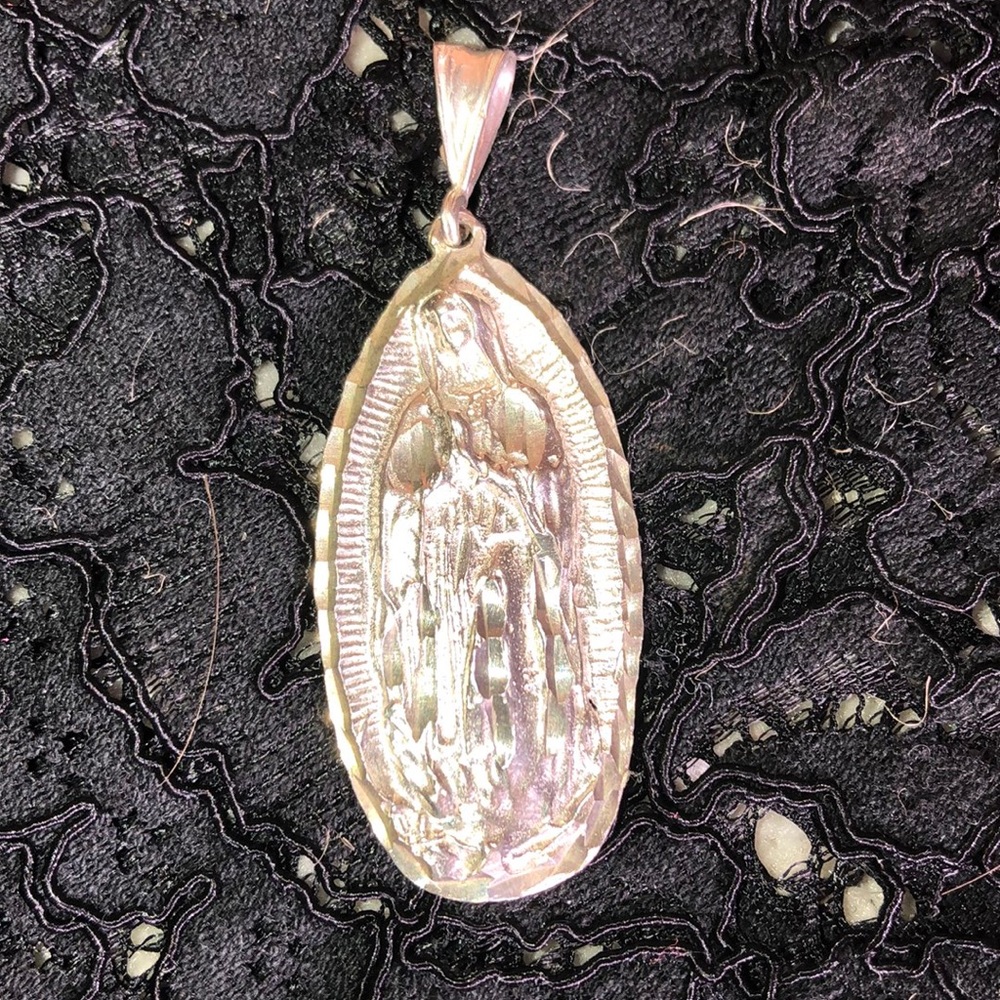 Sterling Our Lady Guadalupe pendant